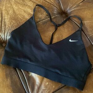 Nike Sports Bra. T-back. Woman’s size Medium. Black. Excellent condition.